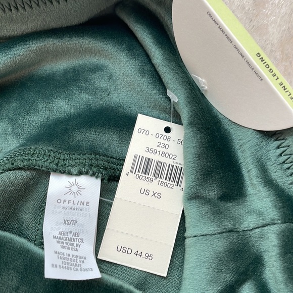 NWT Aerie Velour High Rise Workout Legging - Picture 3 of 8